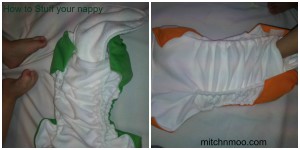stuffing the nappy